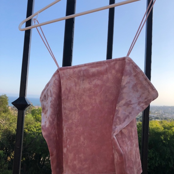 Pink velvet top - Picture 1 of 1